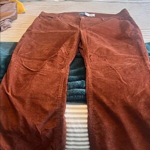 Rust Corduroy Pants
